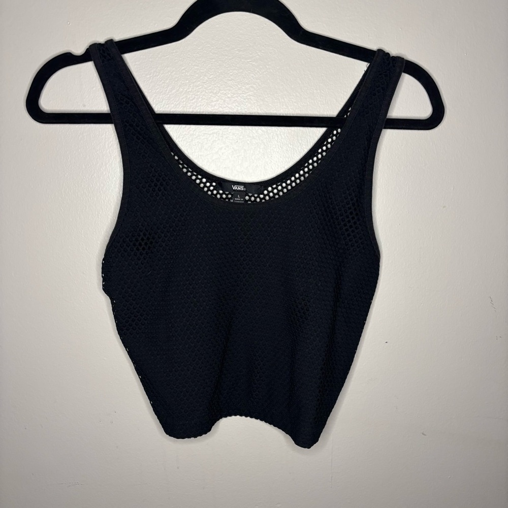 Vans Lizzie Armando Mesh Top Black size L